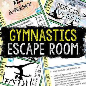 Escape Room for Kids - Printable Party Game – Gymnastics Escape Room Kit