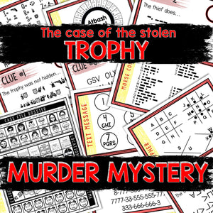 Murder Mystery Game for Kids – Spy Party – Stolen Trophy