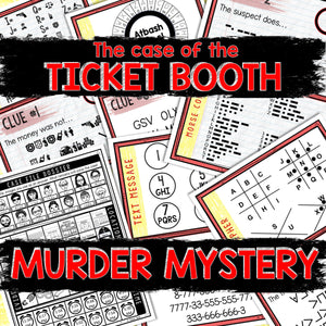 Murder Mystery Game for Kids – Spy Party – Ticket Booth