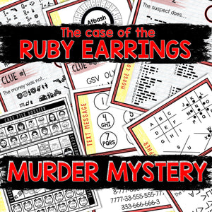 Murder Mystery Game for Kids – Spy Party – Ruby Earrings