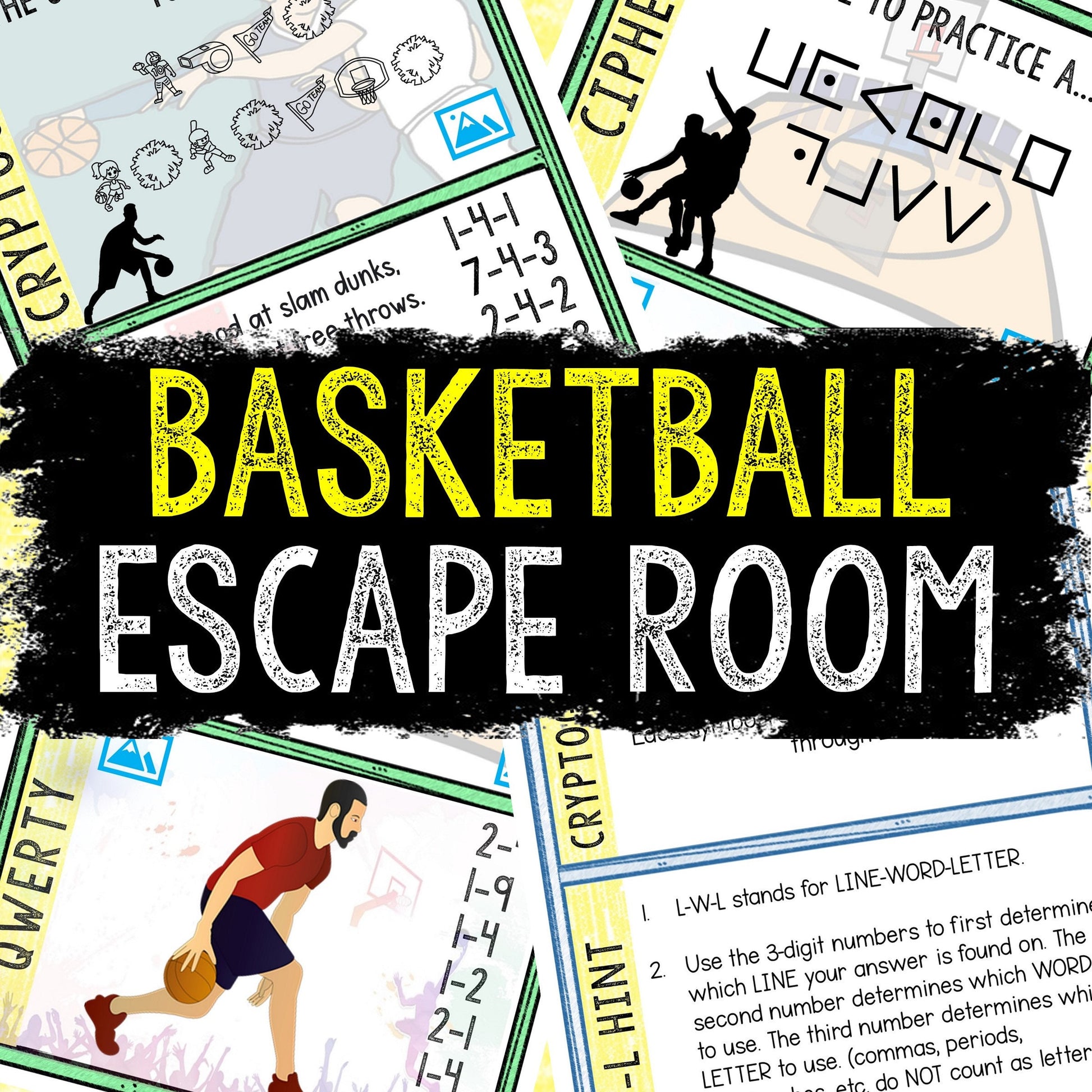 Escape Room for Kids - DIY Printable Game – Basketball escape-room-for-kids-diy-printable-game-basketball