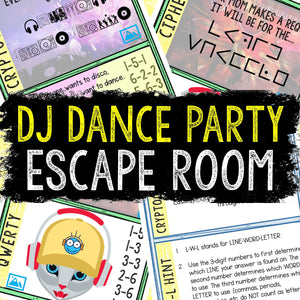 Escape Room for Kids - Printable Party Game – D.J. Dance Party Escape Room Kit