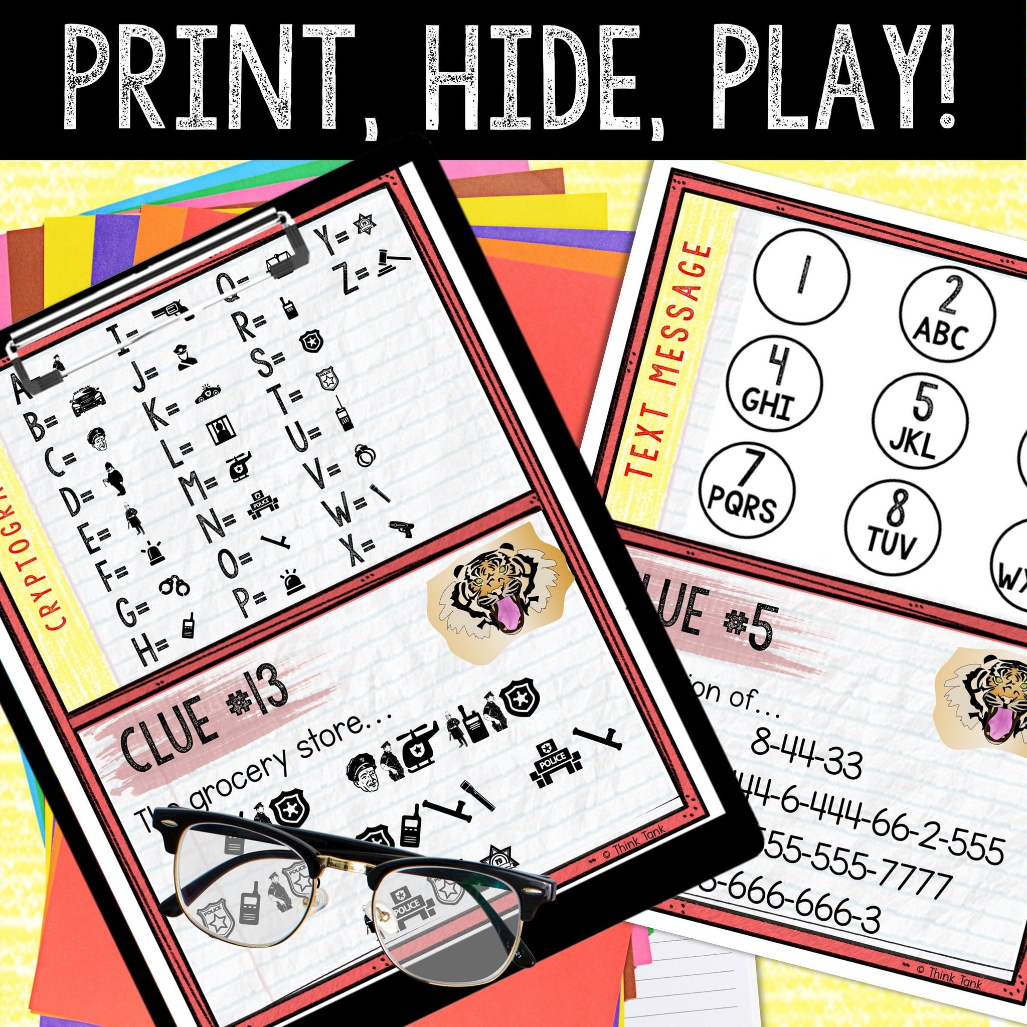 Murder Mystery Game Kit  Twinkl Party (teacher made)