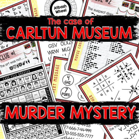 Murder Mystery Game for Kids – Spy Party – Museum Art