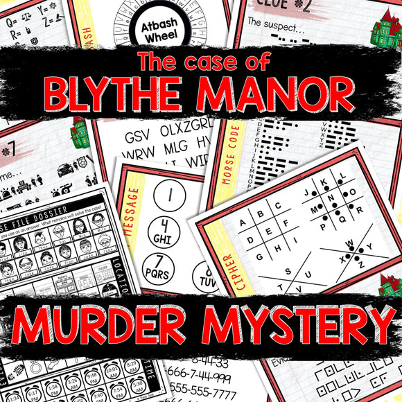 Murder Mystery Game for Kids – Spy Party – Blythe Manor