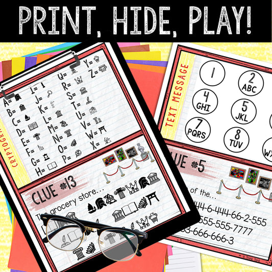 Murder Mystery Game for Kids – Spy Party – Museum Mishap