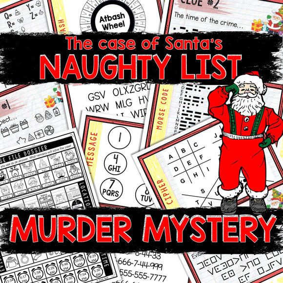 Christmas Murder Mystery Game for Kids – Spy Party