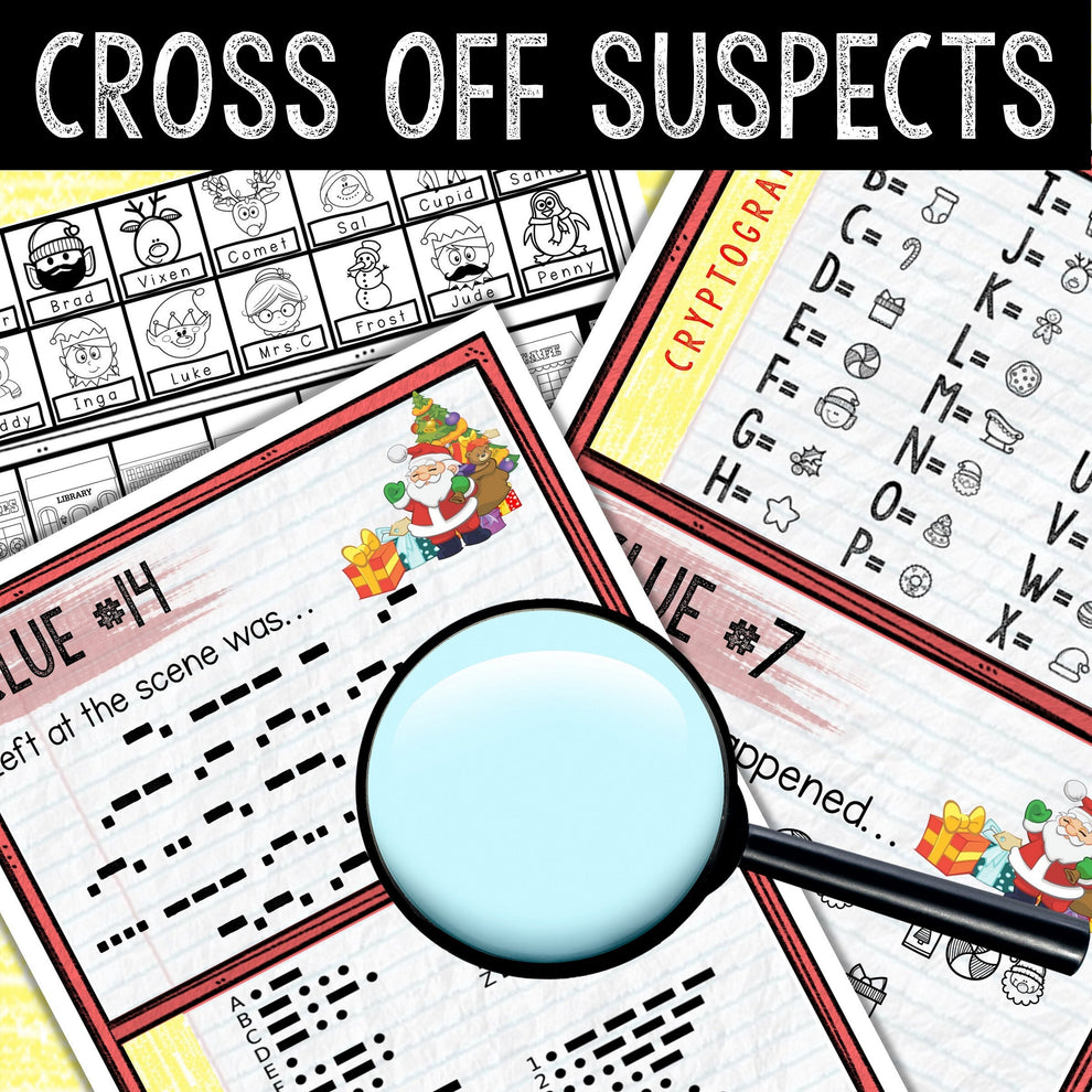 Christmas Murder Mystery Game for Kids – Spy Party