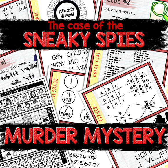 Murder Mystery Game for Kids – Spy Party – Sneaky Spies