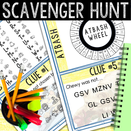 Logic Puzzle Scavenger Hunt Game for Kids - Party Game - Pet Names