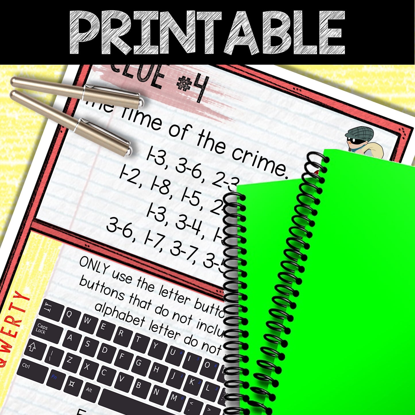 Murder Mystery Game for Kids – Spy Party – Royal Robber