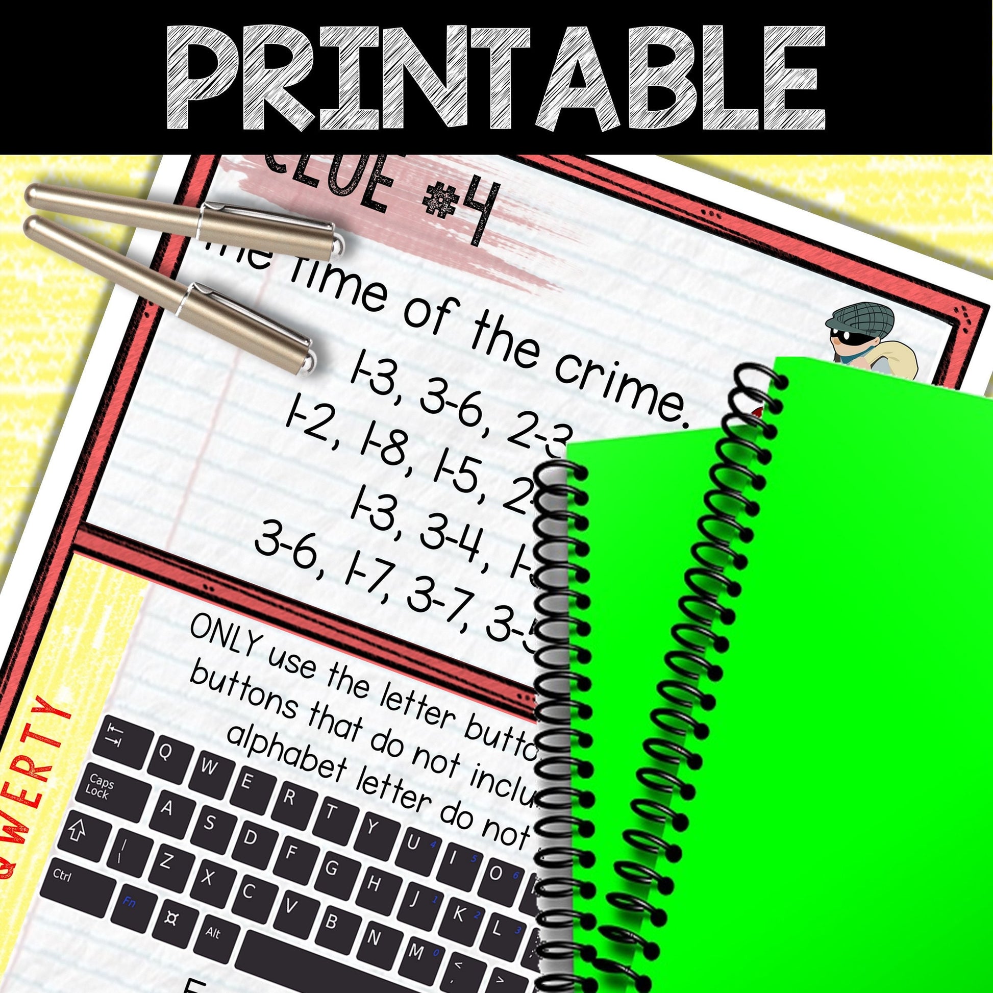 Murder Mystery Game for Kids – Spy Party – Royal Robber