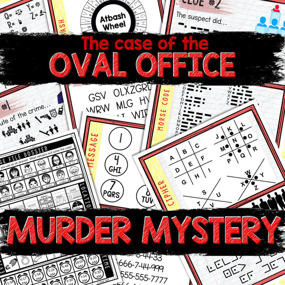 Murder Mystery Game for Kids – Spy Party – Oval Office