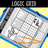 Logic Puzzle Scavenger Hunt Game for Kids - Party Game - Summer Vacation