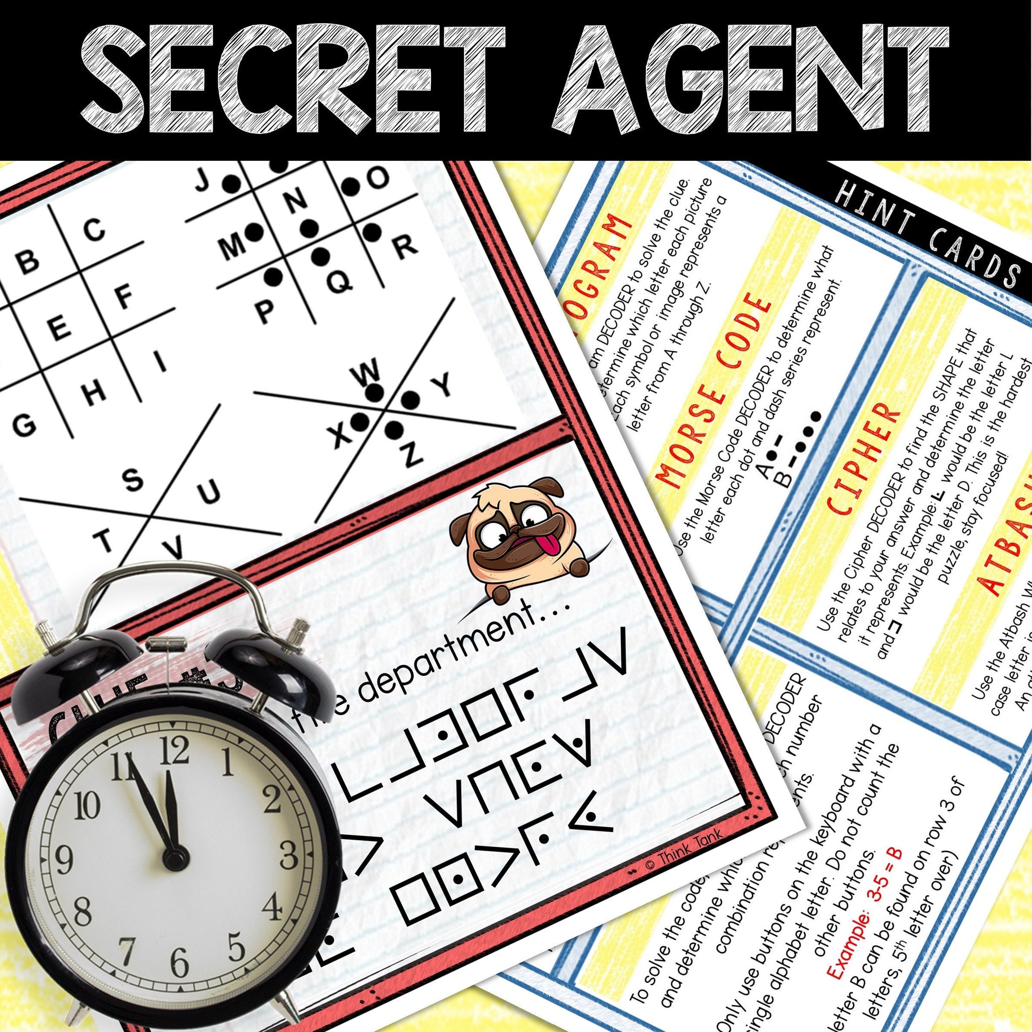 Murder Mystery Game for Kids – Spy Party – Dog-napper – Secret Agent C