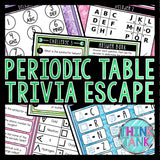 Periodic Table Trivia Game - Escape Room for Kids - Printable Party Game – Birthday Party Game - Kids Activity – Family Games - Elements