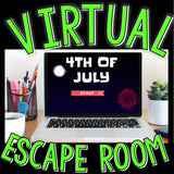 Virtual Escape Room for Kids, 4TH OF JULY, Digital Escape Room Game, Puzzles, Zoom Games, Family Game Night, Online Party Game